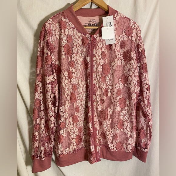 Crazy Train Woman’s bomber jacket NWT size L - Picture 3 of 9